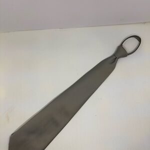 Elegant Gray Necktie Ziptie